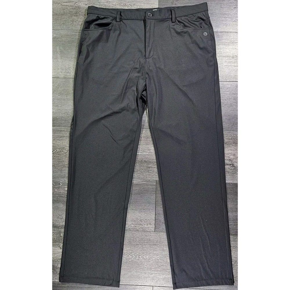 Graham Luxe Golf Pants Mens 40x32 Black Performance‎ Athlesiure Stretch All Time